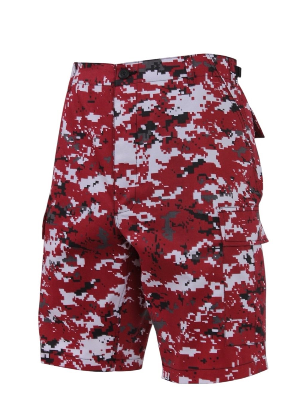 ROTHCO B.D.U. Red Digital Camo Military Style Cargo Shorts